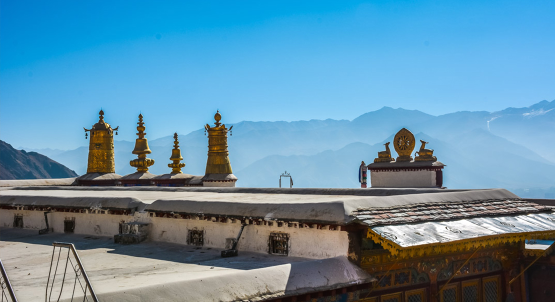 view from Drepung monastery