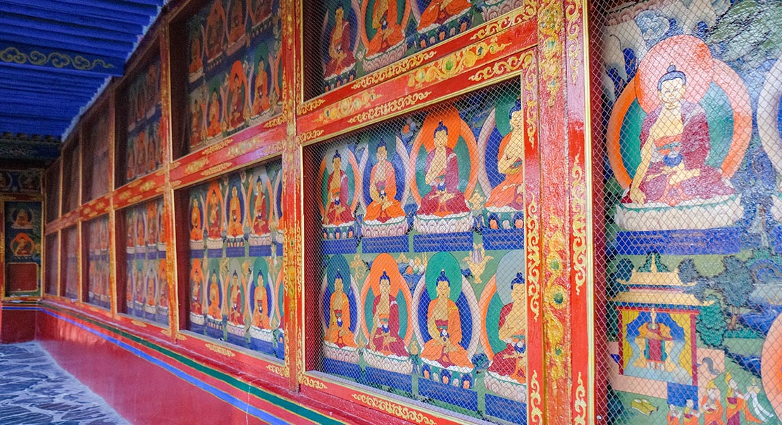 Thousand Buddha in Tashi Lhunpo Monastery