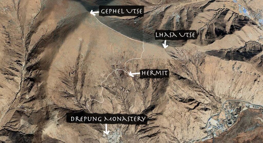 Gephel Utse Hiking Map